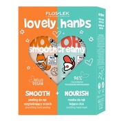 Flos-Lek Lovely Hands Posilňujúca kúra na ruky Peeling 50g + Maska 50 ml