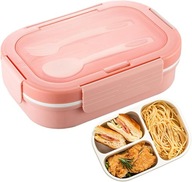 Bento Box dla dzieci,Lunch Box dla dzieci z 3 przegrodami | Skrzynka