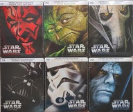 STAR WARS - GWIEZDNE WOJNY 1-6 - STEELBOOK - FOLIA