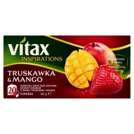 Vitax Inspirations Herbatka Owocowo-Ziołowa Aromatyzowana O Smaku Truskawki
