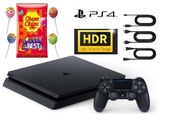 KONSOLA SONY PLAYSTATION 4 SLIM-MATOWA-KOMPLET PS4 +GRATISY +GWARANCJA