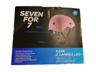 Kask rowerowy Seven For 7 LED r. M różowy G09