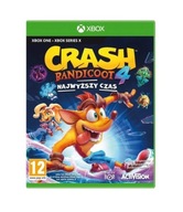 Crash Bandicoot 4 Najwyższy Czas Xbox One/Series X nowa od ręki MG