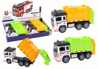 Auto Śmieciarka Ciężarówka Przyczepa 2 Kolory Zabawka Dla Dzieci