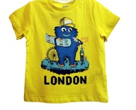 ZARA t-shirt koszulka LONDON 6-9 m-cy 68-74 cm