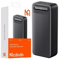 MCDODO POWERBANK 30000MAH Z WYŚWIETLACZEM 2X USB USB-C 2A 10W + KABEL USB-C