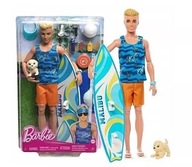 BARBIE FASHIONISTAS. KEN SURFER + AKCESORIA HPT50 MATTEL