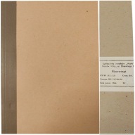 IRATRENDEZŐ MUNKAFÜZET ROKKANTNYUGDÍJASOK SZÁMÁRA 1986 PRL RETRO BARNA