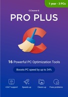 Piriform CCleaner Professional PLUS 3PC / 1Rok