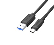 Unitek Kabel USB-C USB 3.0 QuickCharge 1,5m czarny
