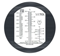 Refraktometer SIXTOL - tester na meranie prevádzkových kvapalín automobilov - SIXTOL