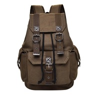 Męski plecak na laptopa Vintage Canvas Bookbag