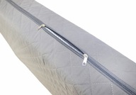 Poťah na matrac PREŠÍVANÁ 80x180 cm Vysoká kvalita Svetlá šedá na mieru