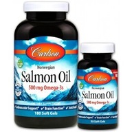 Salmon Oil 500mg 180+50 kapsúl Carlson Labs