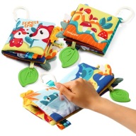 BABYONO SZENZOROS OKTATÓ FÜZET SZÍNES RÁGÓKA 0M+