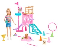 Barbie Plac Zabaw Piesków +Lalka Stacie HRM10