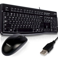 ZESTAW CICHA MEMBRANOWA KLAWIATURA I MYSZ PRZEWODOWA LOGITECH MK120