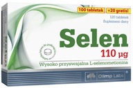 OLIMP SELEN 110mcg / ZDROWA TARCZYCA / ODPORNOŚĆ / 120 TABLETEK