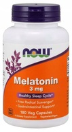 Now Foods Melatonín 3mg na spánok nespavosť 180 kap