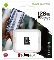 KARTA PAMIĘCI MICRO SD 128GB A1 KINGSTON SDXC CANVAS SELECT PLUS