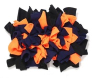 MIMIKO Pets Čuchová rohož S - čierna, tmavo modrá, oranžová 23 x 33 cm