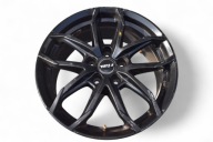 disc aluminium RIAL LUCCA BLACK GLOSS 7.5" x 17" ET45 5x112 KBA 51889