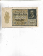 10 000 Mark Reichsbanknote 19.1.1922 r.