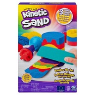 Kinetic Sand: Piasek kinetyczny - Zestaw tęczowych