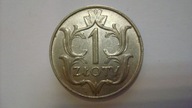 Moneta Polska, II RP, 1 złoty 1929 złotówka stan 1-