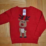 37^ e-vie Świąteczny sweter Renifer 2 lat_92 cm
