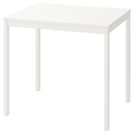 IKEA VANGSTA Rozkladací stôl biely 80/120x70 cm
