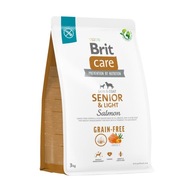 BRIT CARE DOG GRAIN-FREE SENIOR LIGHT SALMON 3KG