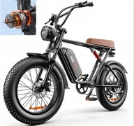 Elektrický bicykel EMOKO C91 1000W 48V 17.5Ah 55km/h 20" Hrubé pneumatiky železný