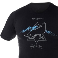 Termiczna koszulka T-shirt termoaktywny turystyczny męski BRUBECK merino L
