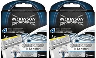 10x Wkłady Nożyki WILKINSON Quattro TITANIUM Core