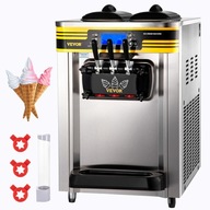 VEVOR Stroj na tvrdú zmrzlinu 3príchute 2350w