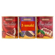 PROSPONA Frużeliny owoce w żelu jagoda, truskawka, wiśnia 3x380g