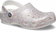 Dziecięce Buty Chodaki Crocs Classic Sprinkle Glitter 208574 Clog 34-35