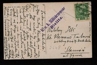 R1198 Bielitz, K.u. K. Militärzensur. Stempel austryjackiej cenzury.