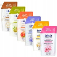 LUKSJA CREAMY SOFT ECO REFILL ZESTAW MYDEŁ W PŁYNIE ZAPAS MIX 6 zapachów