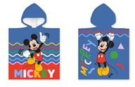 Miki Mickey Mouse ponczo poncho ręcznik kąpielowy bawełniane 50x110 cm