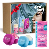 Sada kozmetiky pre ženy Prírodný dezodorant, balzam na pery ECOSOFT