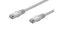 Kabel krosowy patchcord F/UTP kat.5e CCA szary 3m