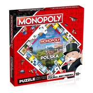 MONOPOLY Puzzle Poľsko je krásna PREMIUM stolová hra 1000 el.