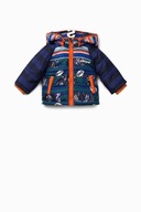 DESIGUAL KOLOROWA KURTKA OCIEPLANA PRINT (6M)