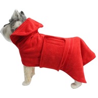Dog Bathrobe Towel Bath Robe Pet Bathrobe Drying Coat Absorbent Towel For L
