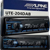 RADIO ALPINE UTE-204DAB BT DAB + FLAC + USB + MULTICOLOR + SUB-OUT + AUX