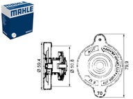 Mahle CRB 15 000P Zátka, chladič