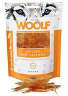 Pochúťka pre psa Woolf Chicken With Seafood 100g
