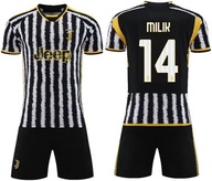 NOVÝ KOMPLET FUTBALOVÝ DRES TRIČKO MILIK JUVENTUS NO.14 DIEŤA